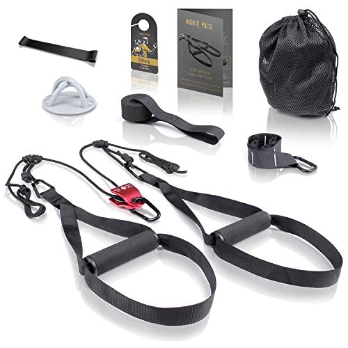 sling trainer set 7 teile, training kit mit pully, wandhalterung, posters und fitnessband