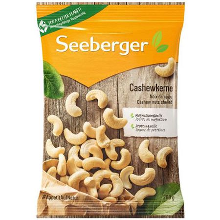 Produktbild: seeberger cashewkerne 200g 12er pack ab 46,61 statt 54