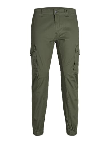 JACK & JONES Cargo-Hose Herren Slim Fit, praktische / moderne Cargo-Hose
