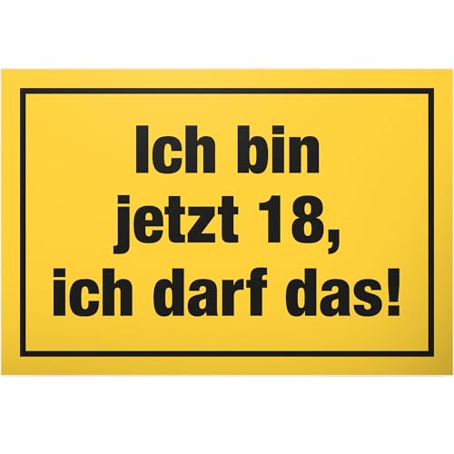18. geburtstag geschenk idee, dankeDir! schild, dekoration, partyezubehör, geburtstagskarte