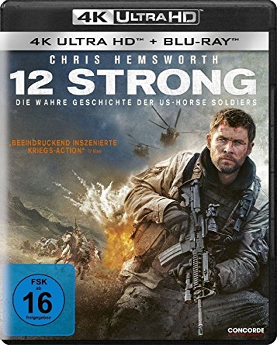 12 strong 4k ultra hd + blu-ray, wahre geschichte der us-horse soldiers
