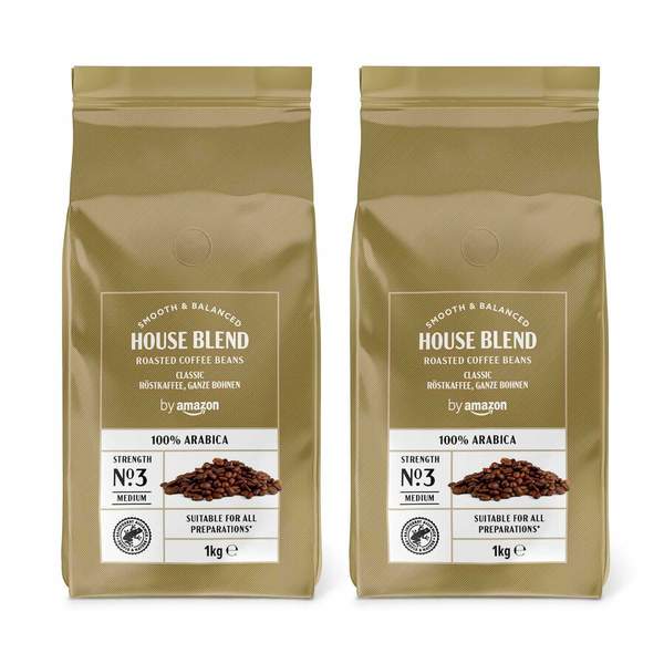 8kg kaffeebohnen von amazon, mittlere röstung, 100% arabica, 84,32