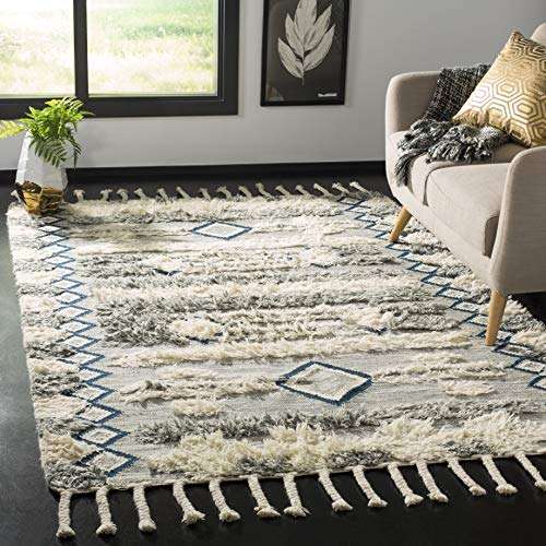 boho teppich safavieh elfenbein 122 x 183 cm für wohnzimmer und raumgestaltung