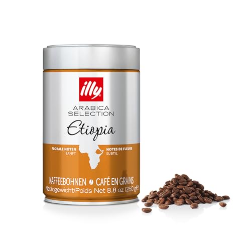 illy Kaffeebohnen Äthiopien 6er Pack, Arabica, 6 x 250 g