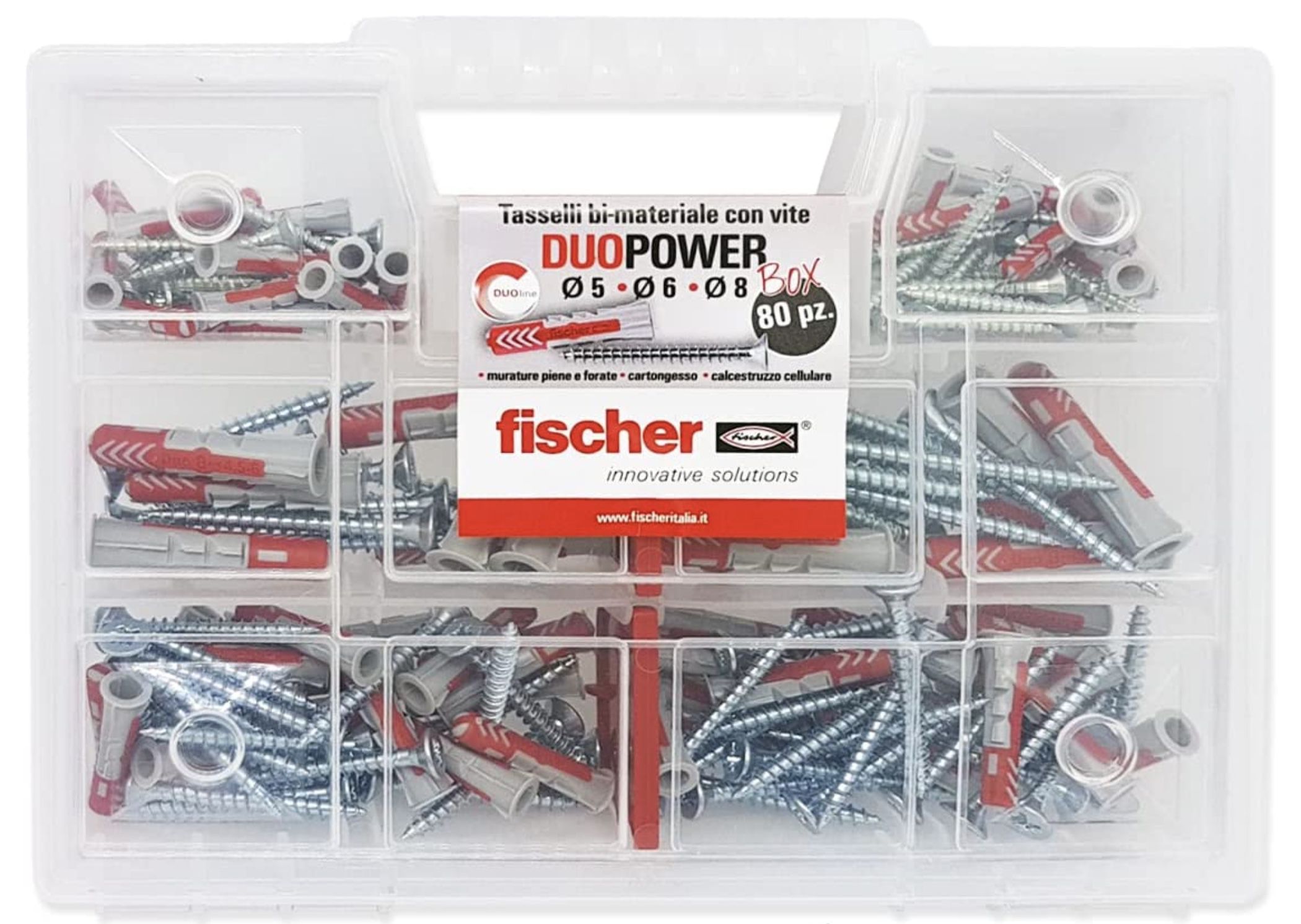 fischer duopower universaldübel kit mit schraube 14,50 (statt 23)