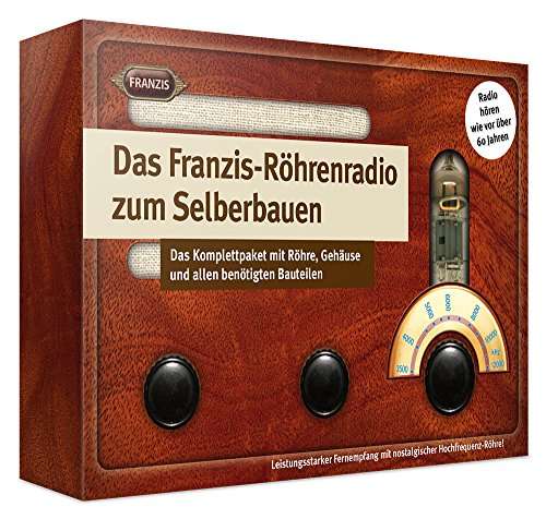 Röhrenradio Bausatz - Franzis Retro-Lötbausatz mit echter Röhre