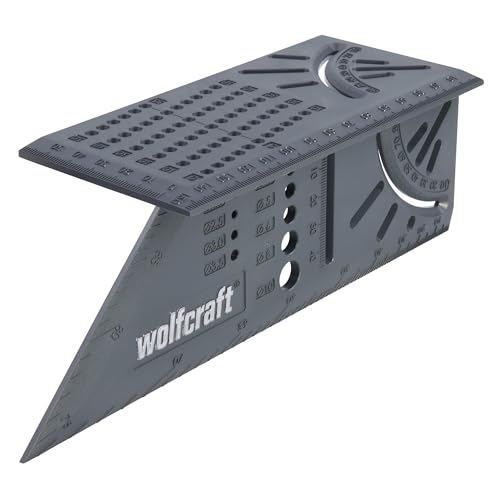 wolfcraft 3D-Gehrungswinkel 45 und 90 für dreidimensionale Werkstücke