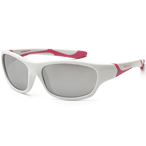 koolsun kinder sonnenbrille sport weiß für 3-8 jahre uv400 kategorie 3