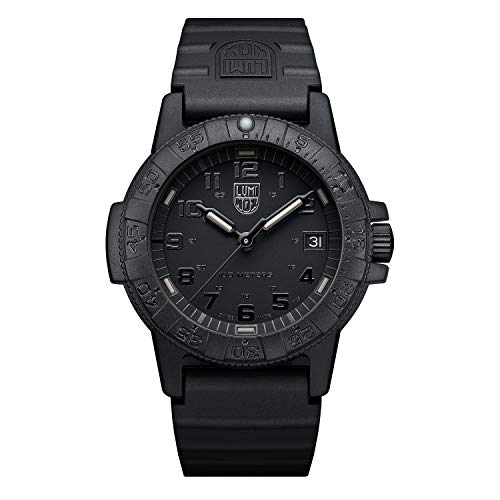 Luminox herrenuhr leatherback sea turtle, wasserdicht, analog, sportlich