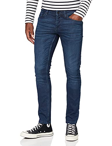 herren jeans slim fit tapered stoned washed ONSLOOM blau 33W 34L