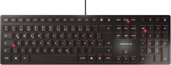 cherry kc 6000 slim, ultraflache tastatur für 19,99 euro statt 30 euro