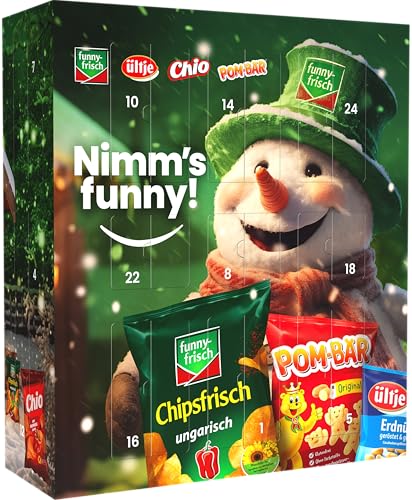 intersnack adventskalender 2024 810 g mit süßigkeiten und snacks