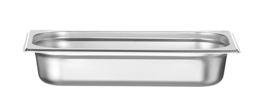 hendi gn-behälter 1/3 2,5 l edelstahl spülmaschinenfest ofen kühlung bain marie -40c bis 300c 32517665 mm