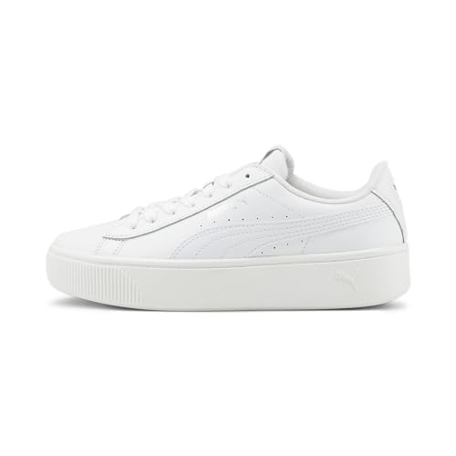 puma vikky stacked l sneakers damen, puma white, 38.5 eu