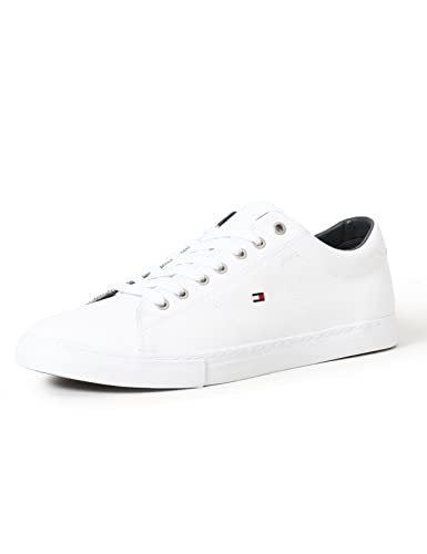 tommy hilfiger sneaker herren ledern weiß cupsole 44 eu