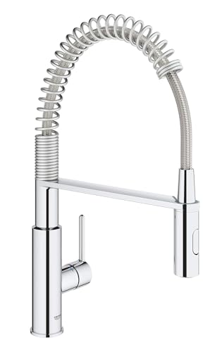 grohe get einhebel-spültischarmatur, chrom, modern, langlebig