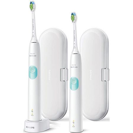 philips sonicare protectiveclean 4300 hx6807/35 zahnbürste 2er set für 75,99