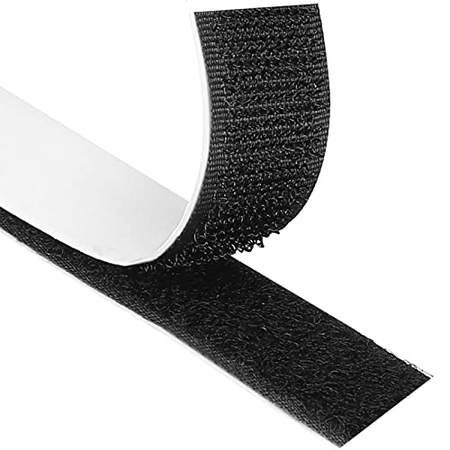 blooven klettband selbstklebend 8m extra stark doppelseitiges 20mm klebepad schwarz