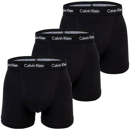 Produktbild: Calvin Klein Stretch Boxershorts 3er Pack schwarz, Größe M, L, XL
