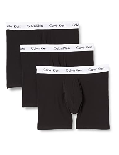 calvin klein boxer briefs herren baumwolle stretch schwarz m