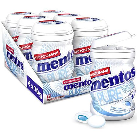 Mentos Pure White Sweet Mint 6er Pack 13,21 (statt 18)
