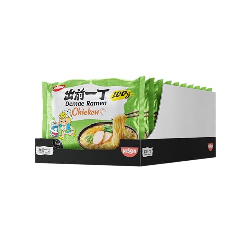 nissin demae ramen instant nudeln huhn 10er pack mit gewürzen 100 g