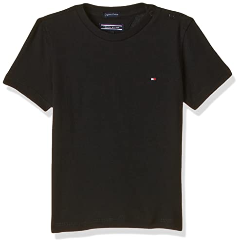 Tommy Hilfiger Jungen T-Shirt Bio-Baumwolle Gr 74-164 Weiß