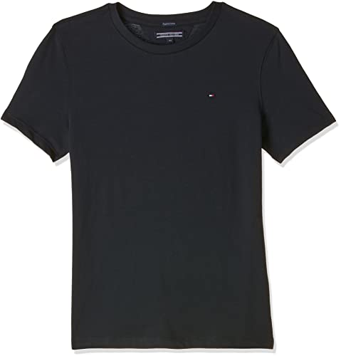 tommy hilfiger jungen t-shirt blau kurzarm rundhalsausschnitt 3 jahre