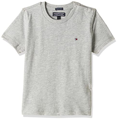 tommy hilfiger jungen t-shirt grau kurzarm rundhals 10 jahre