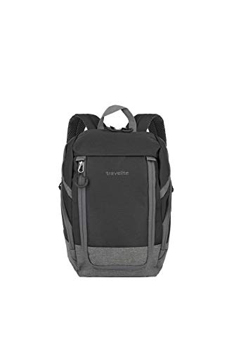 travelite rucksack unisex erwachsene handgepäck 14 liter schwarz grau