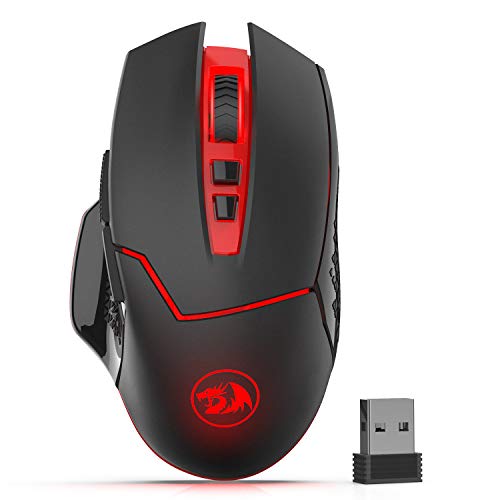redragon m690 kabellose gaming-maus 2400 dpi 8 tasten 2 seitentasten