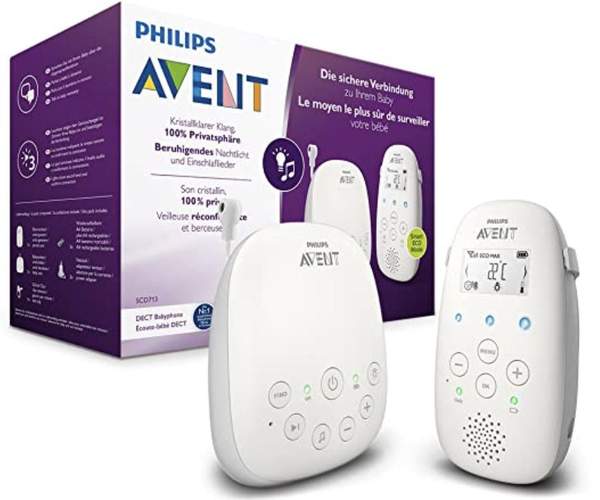 philips avent audio babyphone scd713/26 dect für 69,99 (statt 80)