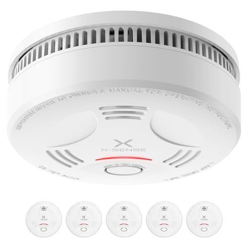 x-sense sd11 rauchmelder, tüv und din en 14604 geprüft, weiß