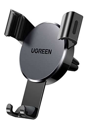 ugreen handyhalterung auto schwerkraft halter für iphone 16 15 14 13 12pro max, galaxy s23 s22 s21 schwarz