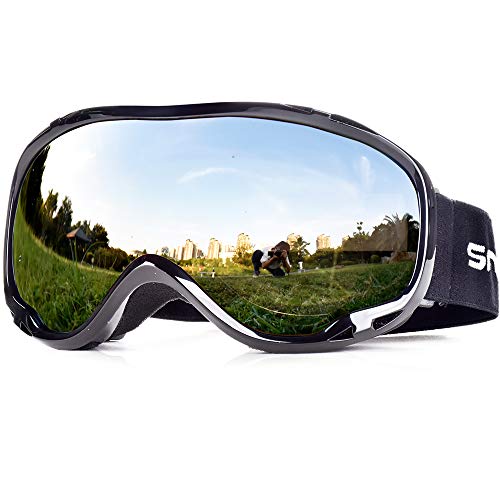 snowledge skibrille snowboardbrille otg uv400 anti-beschlag winddicht helmkompatibel