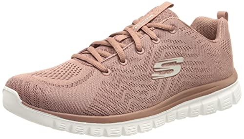 skechers damen sneaker graceful get connected mauve 38.5 eu