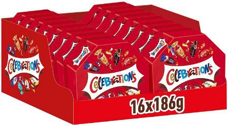 celebrations geschenkbox 16er pack 186g 37,85 statt 64