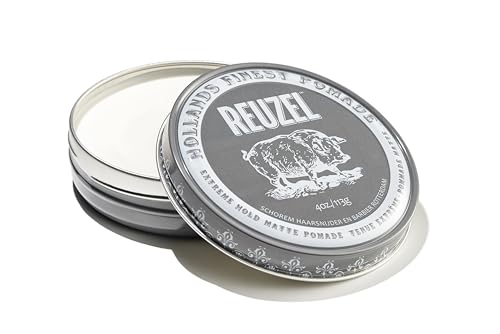 reuzel extreme hold matte pomade wasserbasiert starker halt 113 g holzig