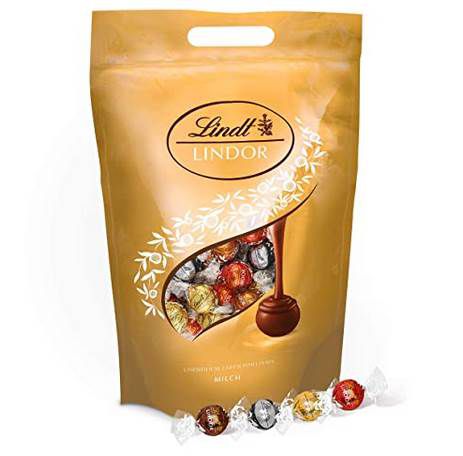 Produktbild: lindt lindor mischbeutel schokoladenkugeln 2kg ca. 160 stück für 51,47