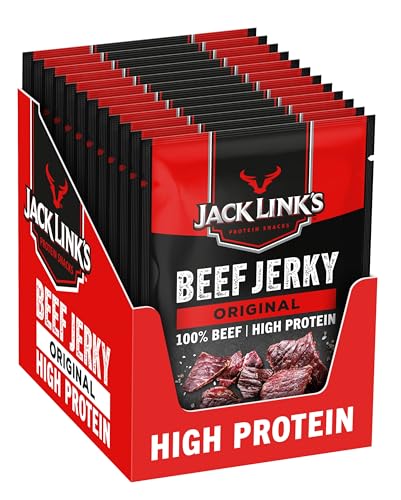 jack links beef jerky original 12er pack 480g protein snack dörrfleisch chips