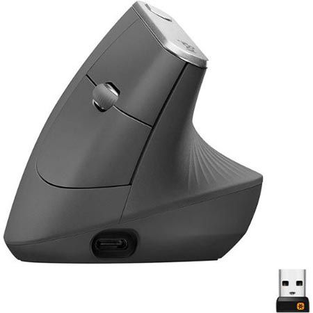 logitech mx vertical ergonomische kabellose maus, 64,90 (statt 71)