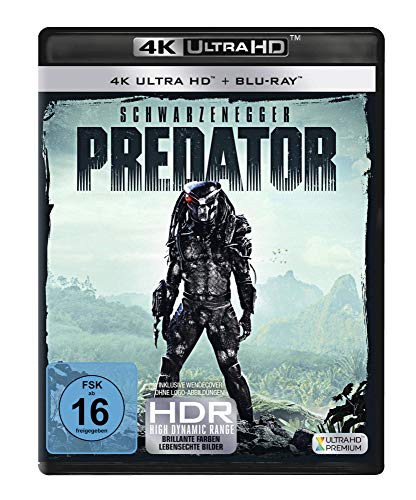 predator 4k ultra hd, arnold schwarzenegger, blu-ray, wenn es blutet können wir es töten