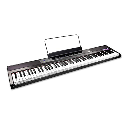 rockjam 88 key digital piano mit lärmschaltern und simply piano lektionen