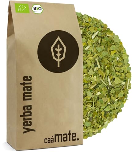 yerba mate tee bio 1 kg, ungeröstet, rauchfrei, plastikfrei, de-öko-006