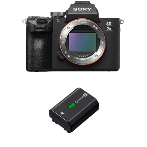 sony alpha 7 iii spiegellose kamera schwarz mit ersatzakku