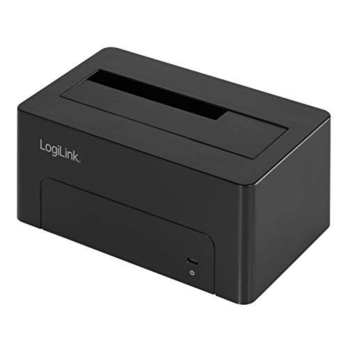 logilink quickport usb 3.1 gen2 für 2,5/3,5 zoll hdd ssd schwarz