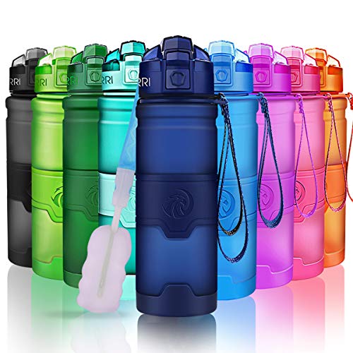 Produktbild: zorri trinkflasche sport 1l, 700ml, 500ml, 400ml, BPA-frei, auslaufsicher, für kinder, fitness