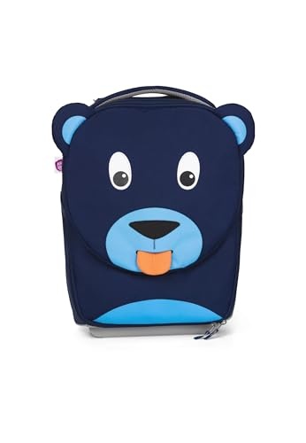 kinderkoffer Affenzahn mit tierischen motiven für reise und kindergarten