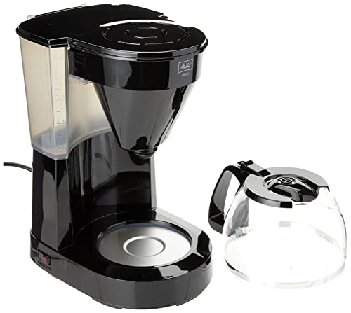 melitta easy kaffeemaschine mit abnehmbarem schwenkfilter, für 10 tassen, schwarz