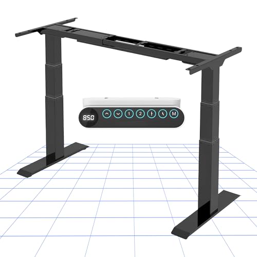 flexispot höhenverstellbarer schreibtisch elektrisch 2 motoren 4 memory usb bis 160 kg schwarz